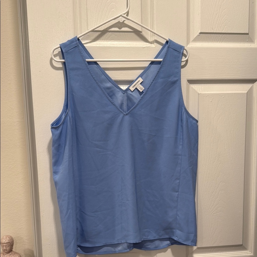 Nordstrom Blue Sleeveless Tank Top
